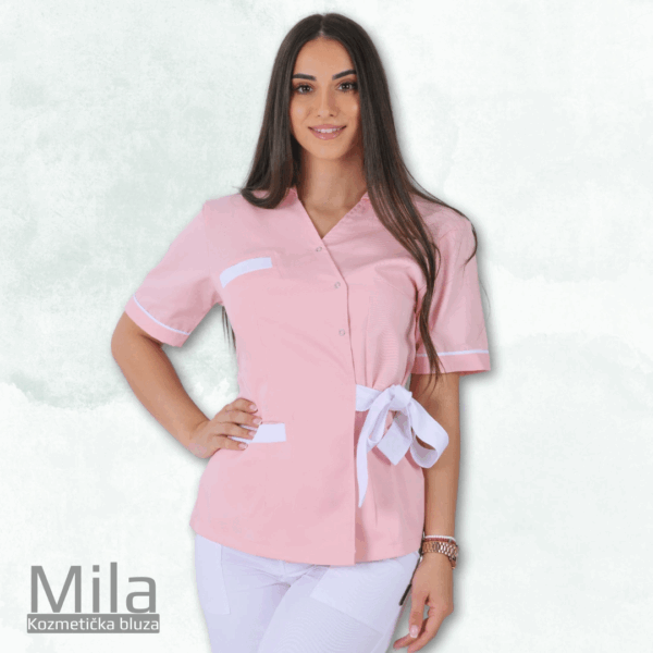 Kozmetička bluza Mila roze