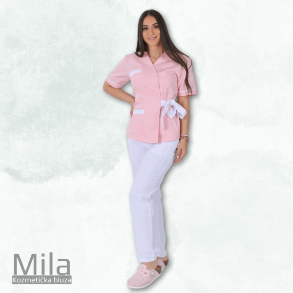 Kozmetička bluza Mila roze