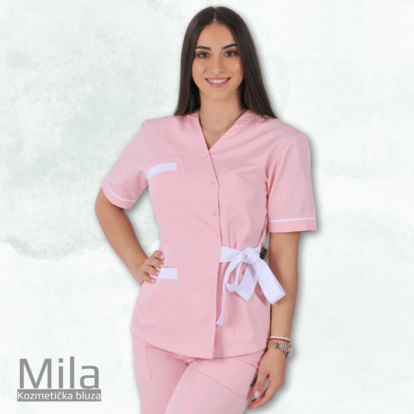 Kozmetička bluza Mila roze