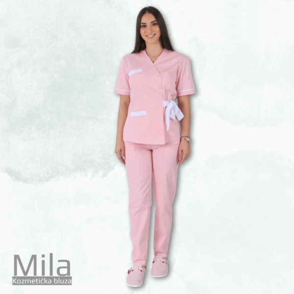 Kozmetička bluza Mila roze