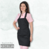 Kozmetička kecelja crna