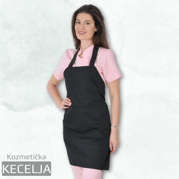 Kozmetička kecelja crna