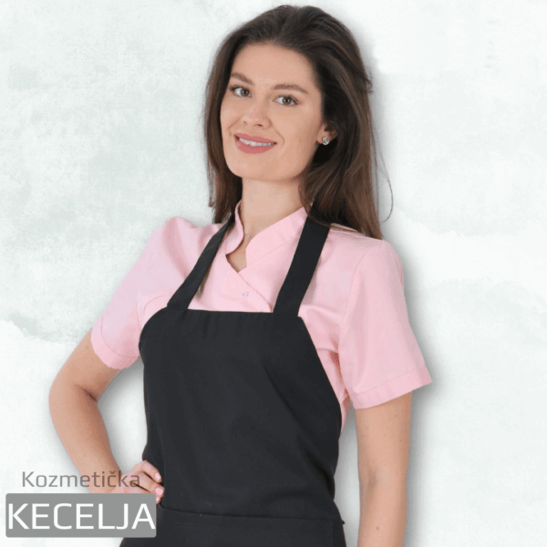 Kozmetička kecelja crna